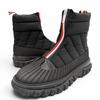 Pristine Short Boots QUIL TED ZIP UP DUCK BOOT Black Nylon Mens 6 Used