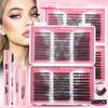 570 Clusters Diy Multi-Hair Large-Capacity Eyelash Book Natural Thick D-Song Segmented False Eyelash Set