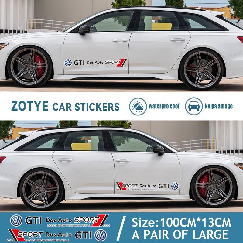 Car Windshield Sticker Front Window Decorative Decal For VW GTI Polo Golf Passat MK6 Tiguan Jetta Beetle ID.3 Arteon CC Hub Cap