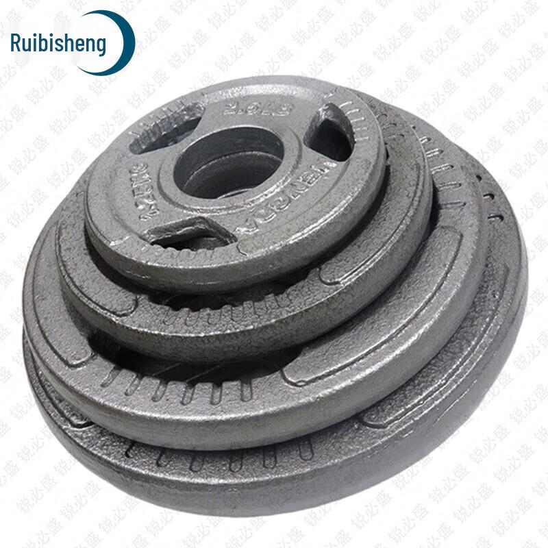 Ruisheng Three-Hole Painted Cast Iron Barbell Plate