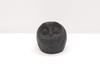 Iwachu Paperweight, Large Owl, Black, 30021, Designer Accessories, Nanbu Ironware