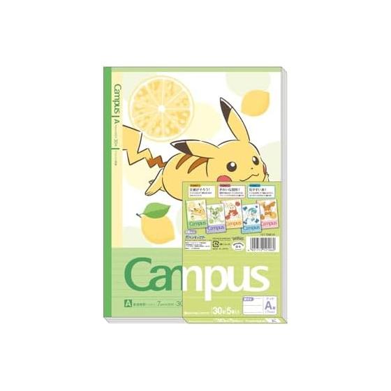 Showa Note Pokemon Note Campus Note A-lined B5 size 5-book pack 121729001