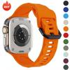 Silicone Band for Apple Watch Strap 49mm 45mm 41mm Sport Watchband 44mm 46mm 42mm 38mm Bracelet iWatch Ultra 10 9 8 7 6 SE 5 4 3