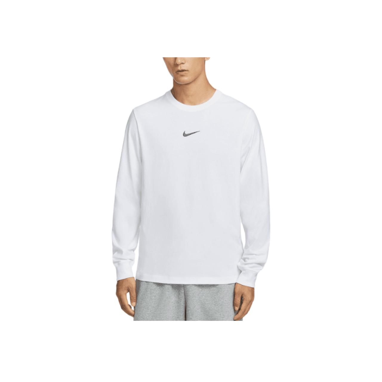 Nike Логотип Буква Пуловер с круглым вырезом Футболка с длинным рукавом Мужские топы HV1771100 2XL