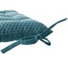 CHAIR CUSHION, Square, 38cm, Blue, Cotton