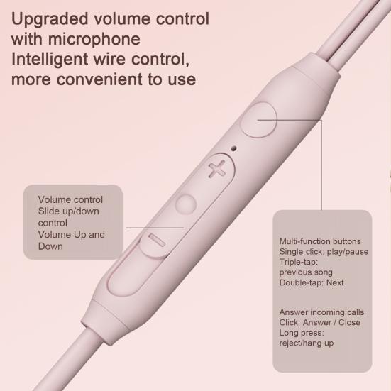 Kabelgebundene Kopfhörer, komfortable In-Ear-Geräuschisolierung, HiFi-Sound, schwerer Messinglautsprecher, empfindlicher Typ-C-Ohrhörer