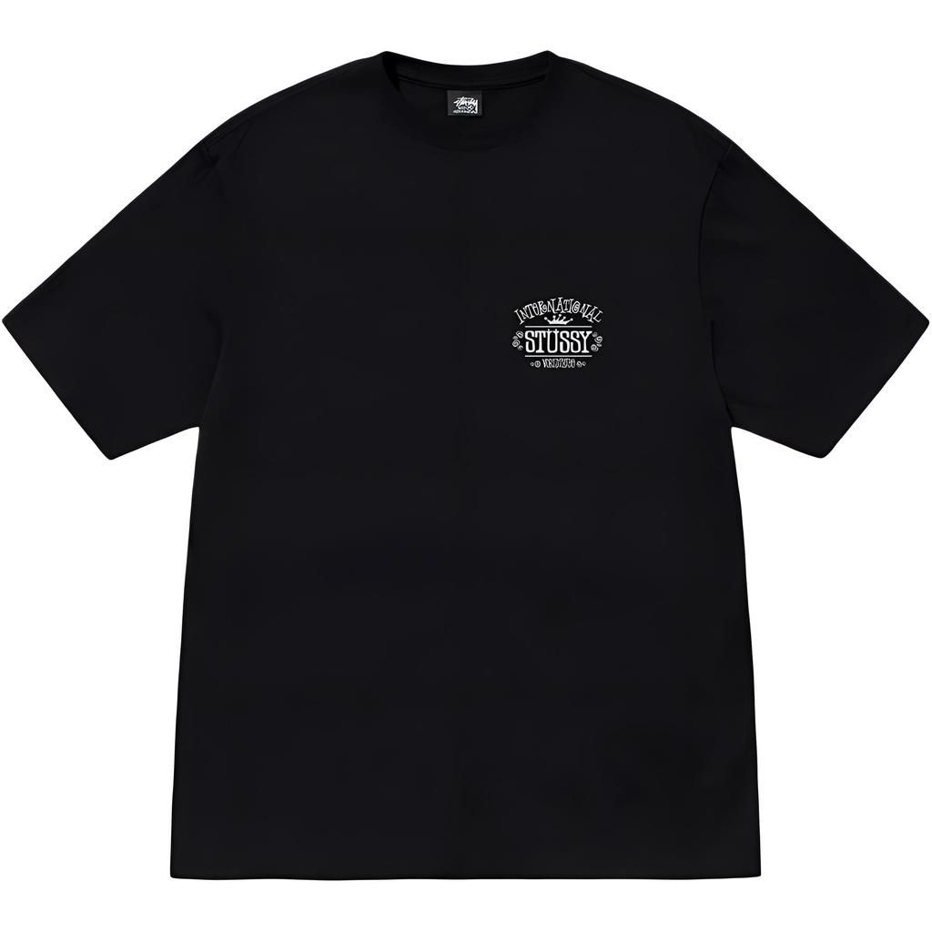 Stussy FW24 WORLDWIDE TEE PIGMENT DYED LOGOT Unisex 1905095