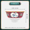 ZISIZ Jingdezhen Enamel Ceramic High-Footed Bowl Set