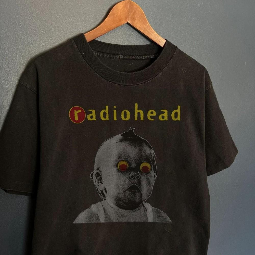 Radiohead Band Tshirt Radiohead Graphic Classic Style Tshirt S5XL KH14860 Unisex T-Shirt XXL