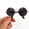Lovely Vintage Round Puppy Dog Cat Sunglasses Cool Pet Glasses for Small Dogs Animals Rabbit Mascotas Doll Grooming Accessories