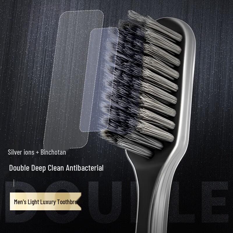 Hefengyu Men's Soft Bristle Toothbrush & Cup Set