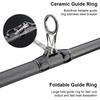 1Pcs Stainless Steel Fishing Rod Pole Line Guides Folding Guide Ring Wearproof Eye Ring Fishing Tackle Accessories Durable