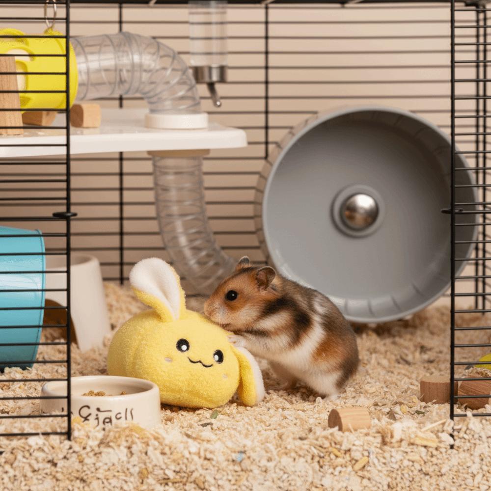 Simulated Buttocks Rabbit Soothing Ball Comfortable Hamster Venting Ball  Small Animal