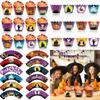Halloween Border Cake Set With Paper Material For Venue And Party Decorations