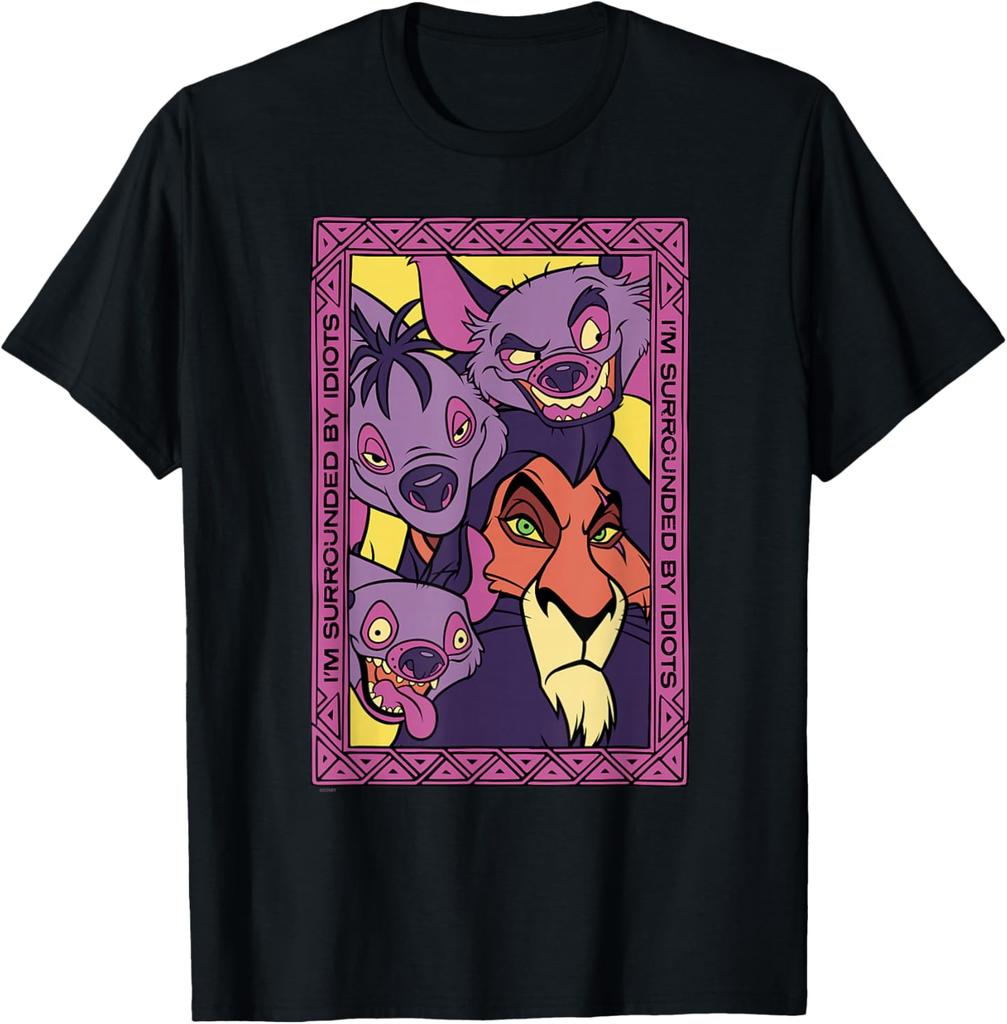 Disney T-shirt Il Re Leone 30° Anniversario Scar e Iene Idioti