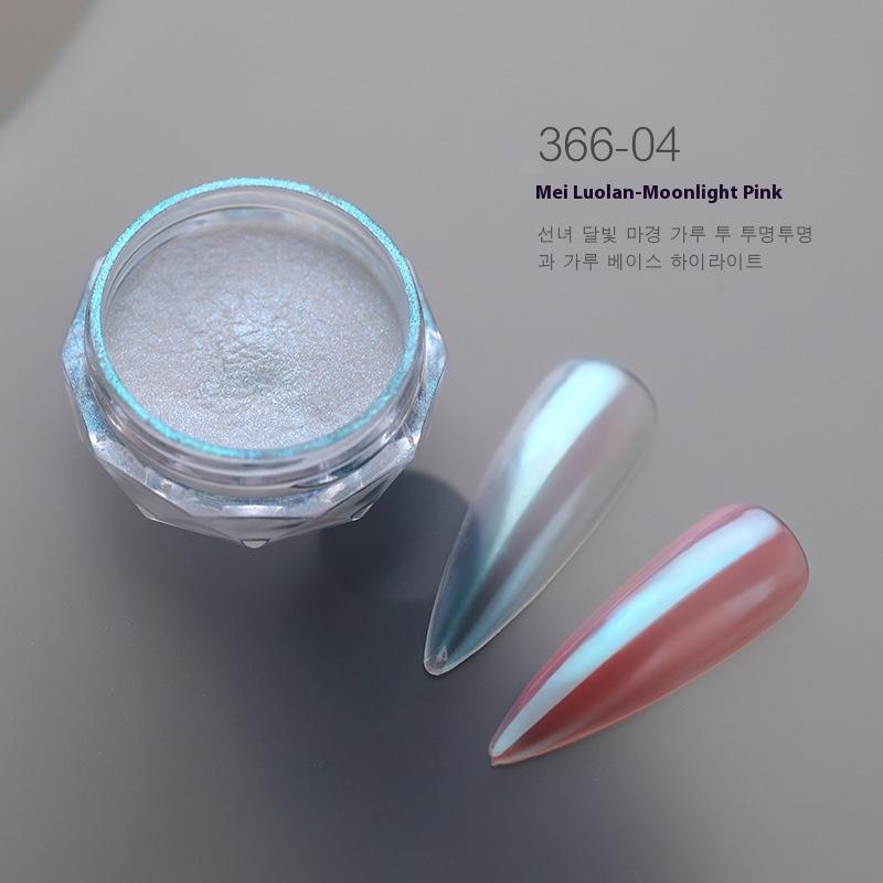 Aurora Pearl Chrome Nail Glitter Powder White Black Moonlight Mirror Mermaid Wedding Fairy Manicure Decor Aurora Pearl Chrome