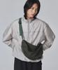 Emotio [Thomas Collection] Nylon Crossbody Bag - Khaki