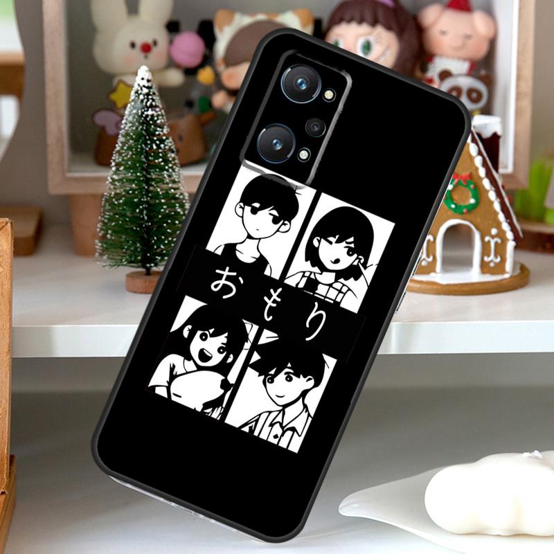 Omori Game For OPPO Realme C55 C35 C33 C31 C30 C25 C21Y C11 GT Neo 5 3T 2T Realme 10 9 11 Pro Plus Case