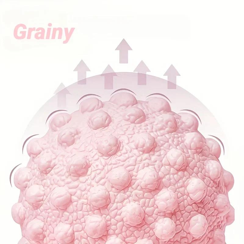 Trigger Point Massage Ball, Spiky Yoga Ball for Foot & Back, Muscle Relief Massager for Home Gym