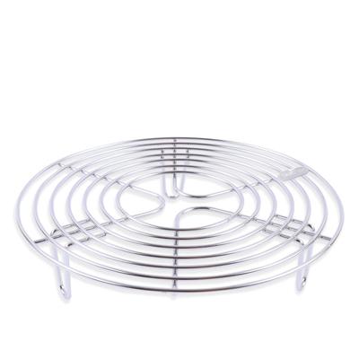 Steaming Steaming Steaming Dish Steel Steaming Stand [NMJ] Stand, Plate, [Silver/Stainless (20cm Diameter)]