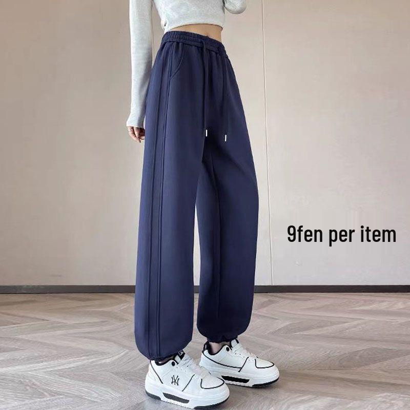 

Women s Black Fleece-Lined High-Waisted Tapered Sweatpants: Winter Thermal, Casual, Slimming Fit. XL [Weight 65-75kg]