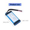 Extended Plays 10000mAh Replacement Battery for Boombox1 Wireless Outdoor Speakers