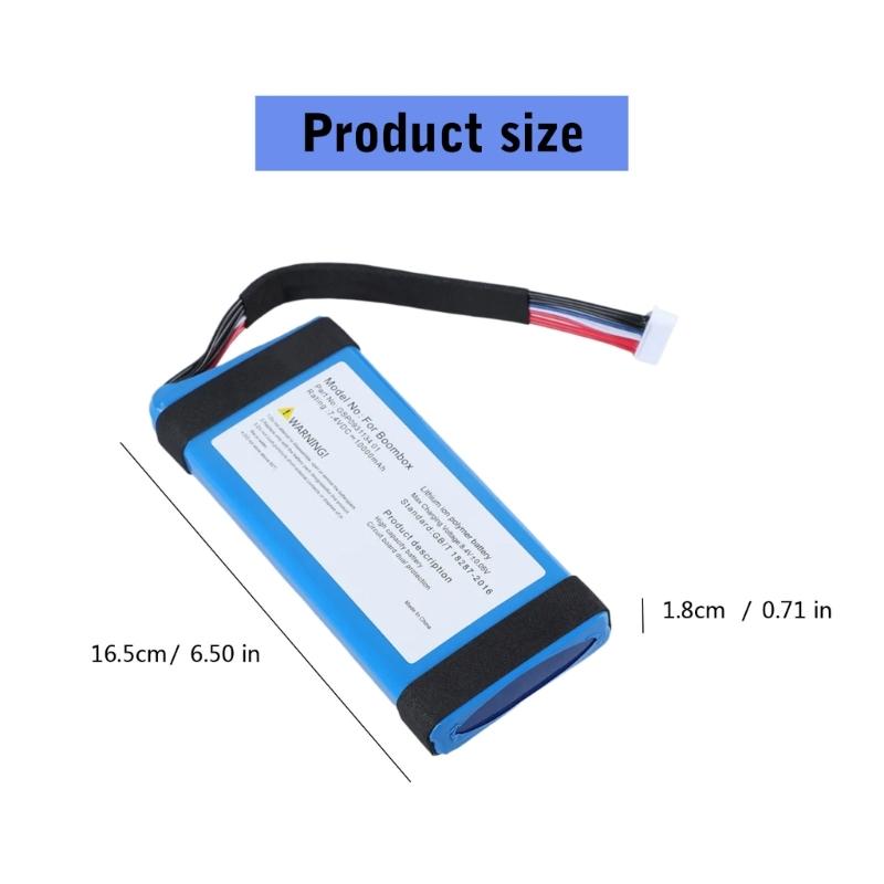 Extended Plays 10000mAh Replacement Battery for Boombox1 Wireless Outdoor Speakers