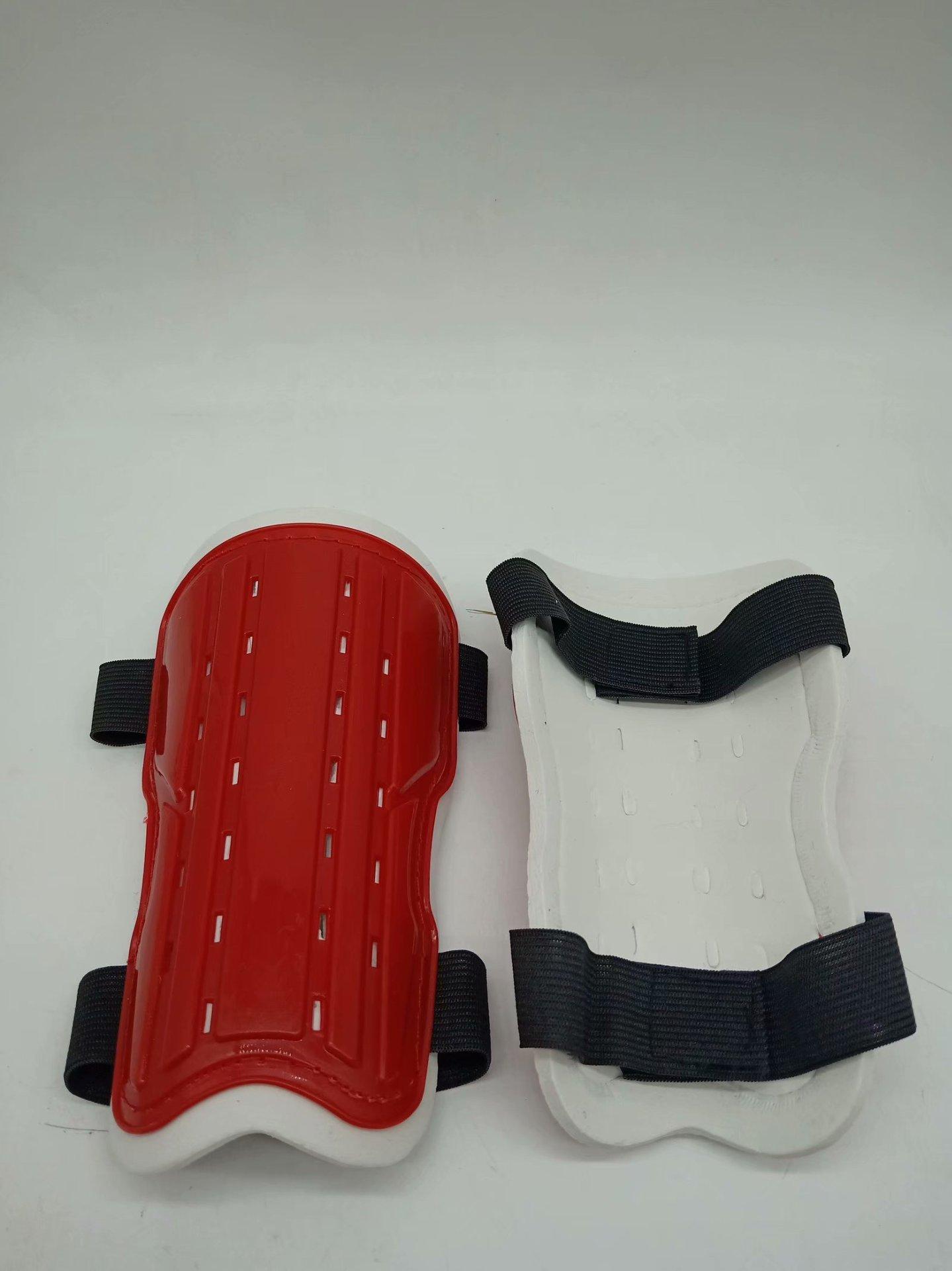 01 Football leg guards, game training protective gear, adult calf guards with leg guards красный