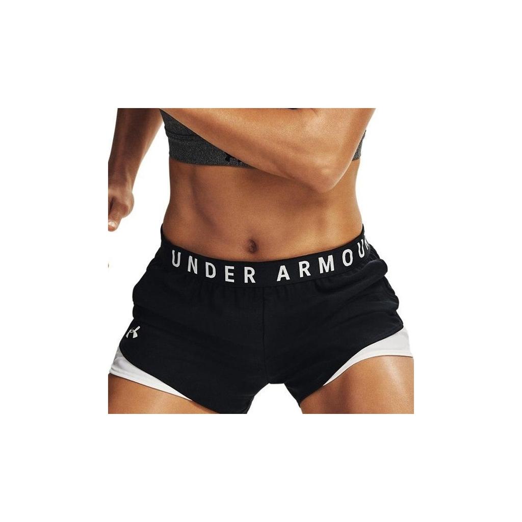 Under Armour Play Up 3.0 Training Shorts Women Bottoms Black 1344552-002