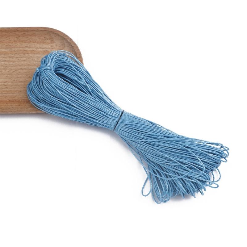 65.61yardX1mm Waxed Cotton Braiding Thread Weaving String for Handmade Bracelets Necklaces Jewelry Making Accessories