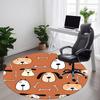 1pc Dogs Bones Office Round Area Rug, Indoor Mat Suitable For Office, Under Office Chairs Bedroom Living Room Home Decor, Room Deco