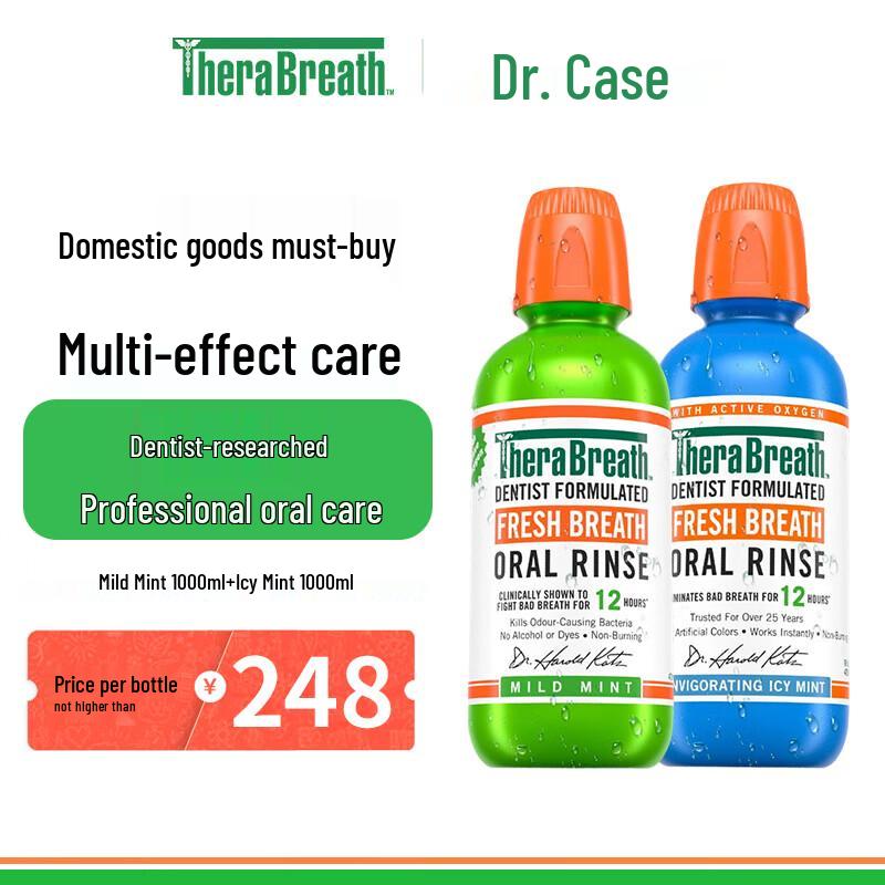 

Dr. Case Alcohol-Free Fresh Breath Mouthwash