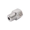 Stainless Steel Thread Adapter Reducer: Female M10X1.5 To Male R1/4 BSPT (0835)