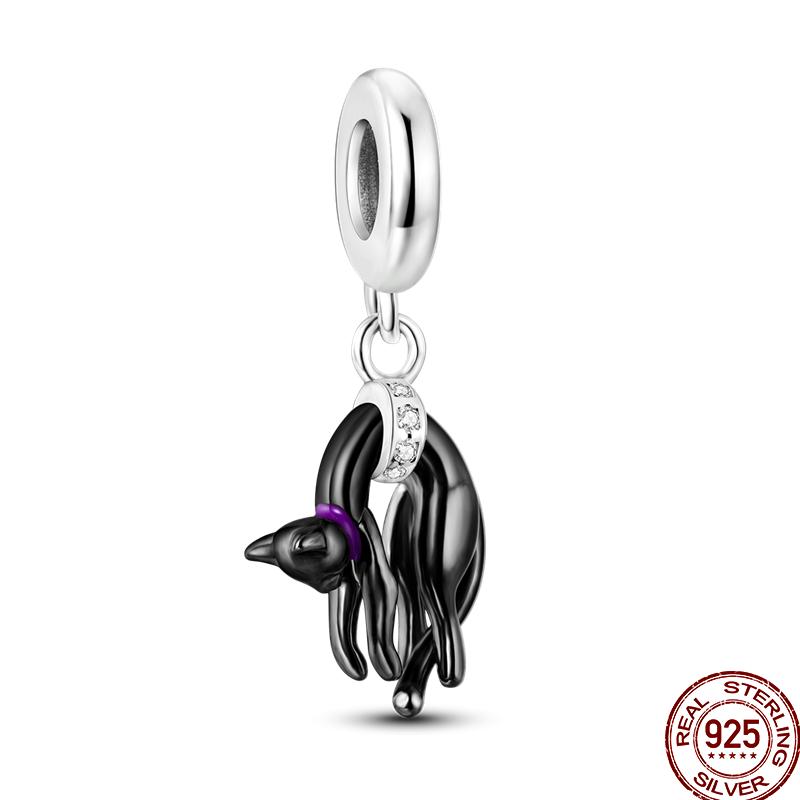 100% Copper Cute Pet Animal Owl Cute Puppy Pink Kitten Charm Beads Suitable For 3Mm Original Bracelet Diy