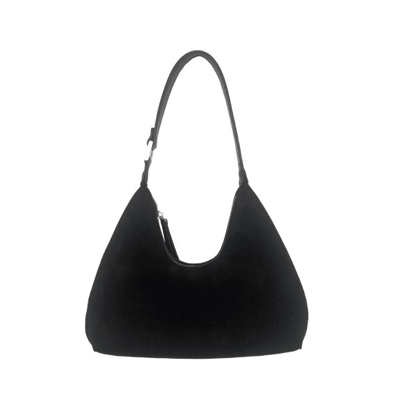 Retro Suede Bag Versatile Autumn and Winter New Niche Armpit Bag High-end Fashion Women's Shoulder Bag Women