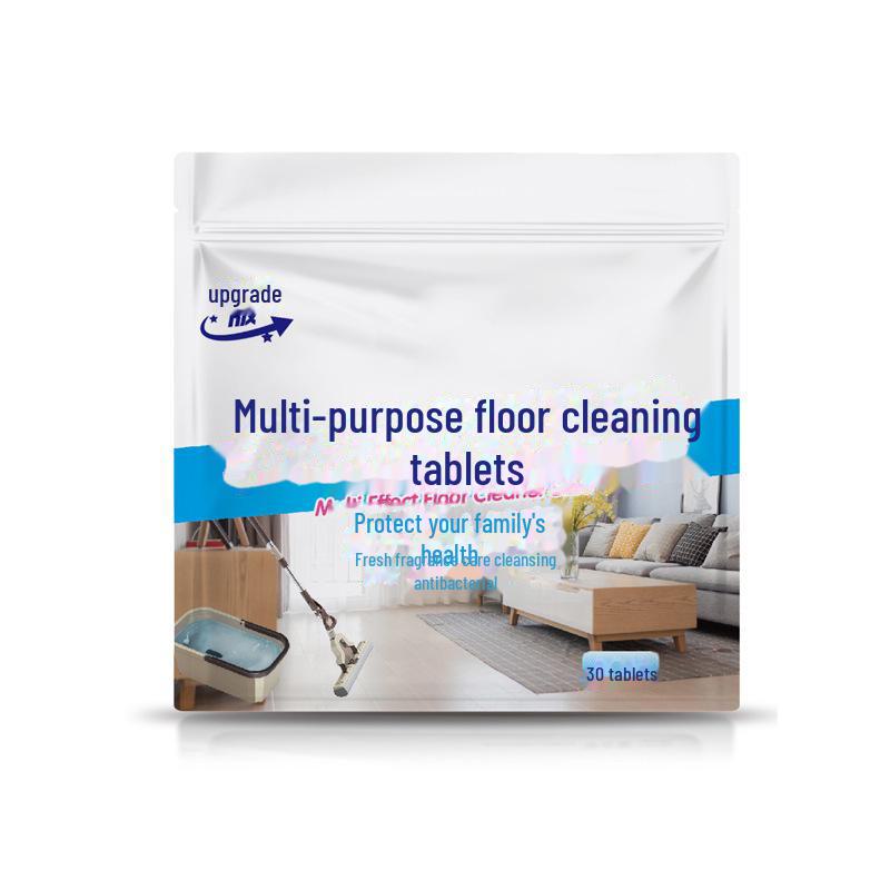 Multi-Effect Floor Cleaning Tablets: Disposable, Fragrant Cleaner for Mopping, Polishing, and Brightening Wood and Tile Floors