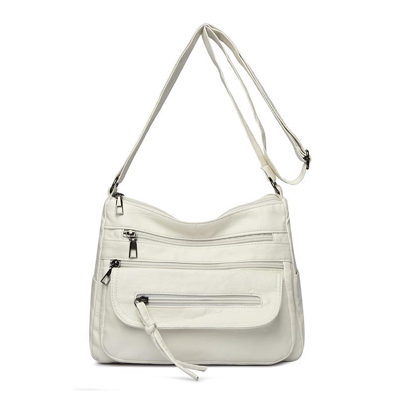 Women's Shoulder Bag Middle-aged Mom Bag Multi-pocket Shoulder Bag Lightweight Crossbody Bag