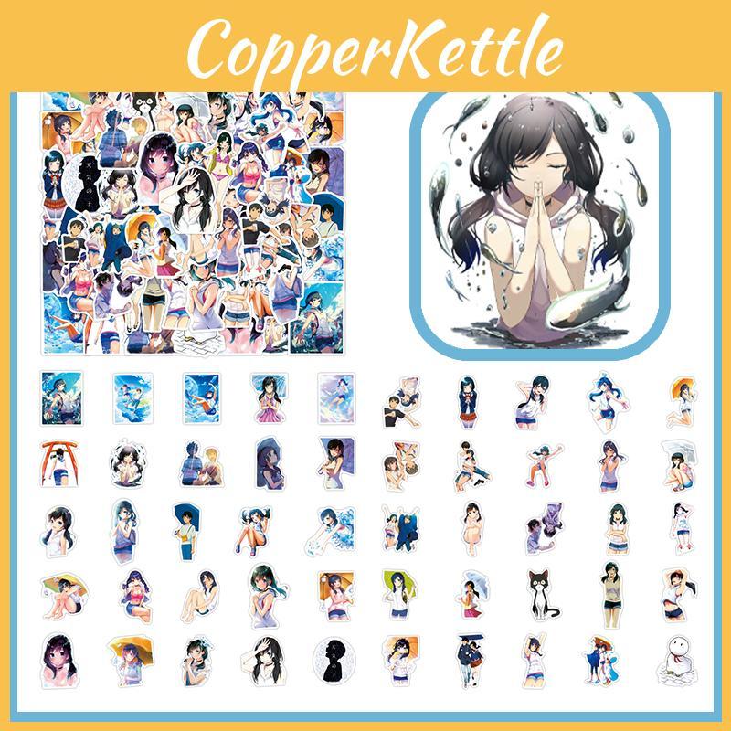 Lebhaftes PVC Cartoon Animations Aufkleber Set für Laptops, Gepäck und Handys