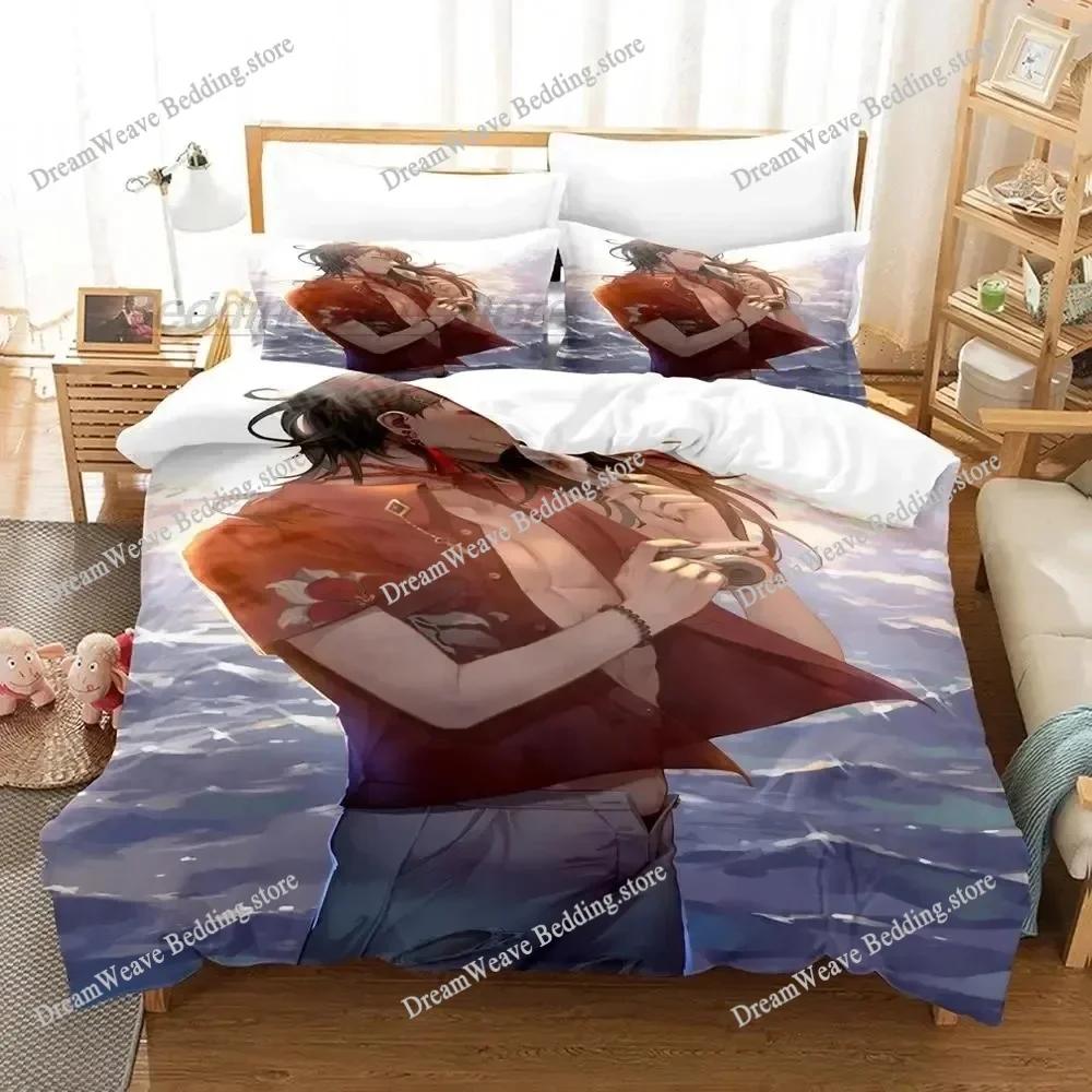 Couette Imprime Enfants Hololive Vox Akuma Bedding Set Single Twin Full Queen King Size Bed Set Aldult Kid Bedroom Duvet Cover9