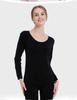 Women's Seamless Warm Round Neck Long Johns Set - Winter Style with 37° Heat Retention