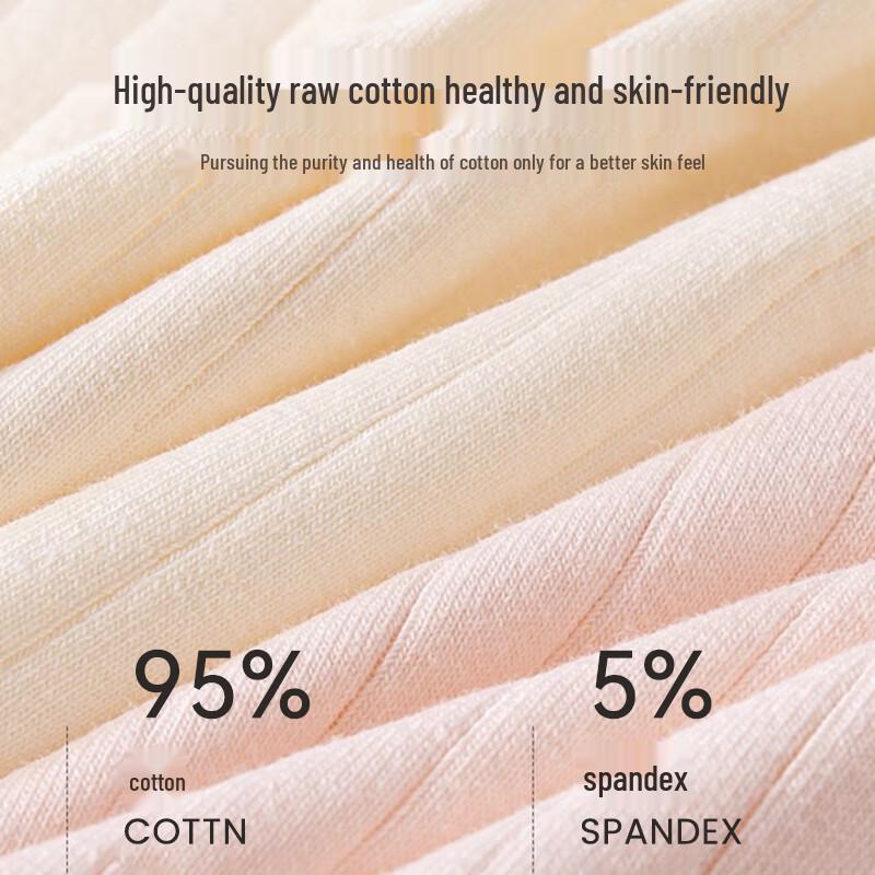 FitonTon Women's High-Waist Cotton Tummy Control Briefs (4-Pack)