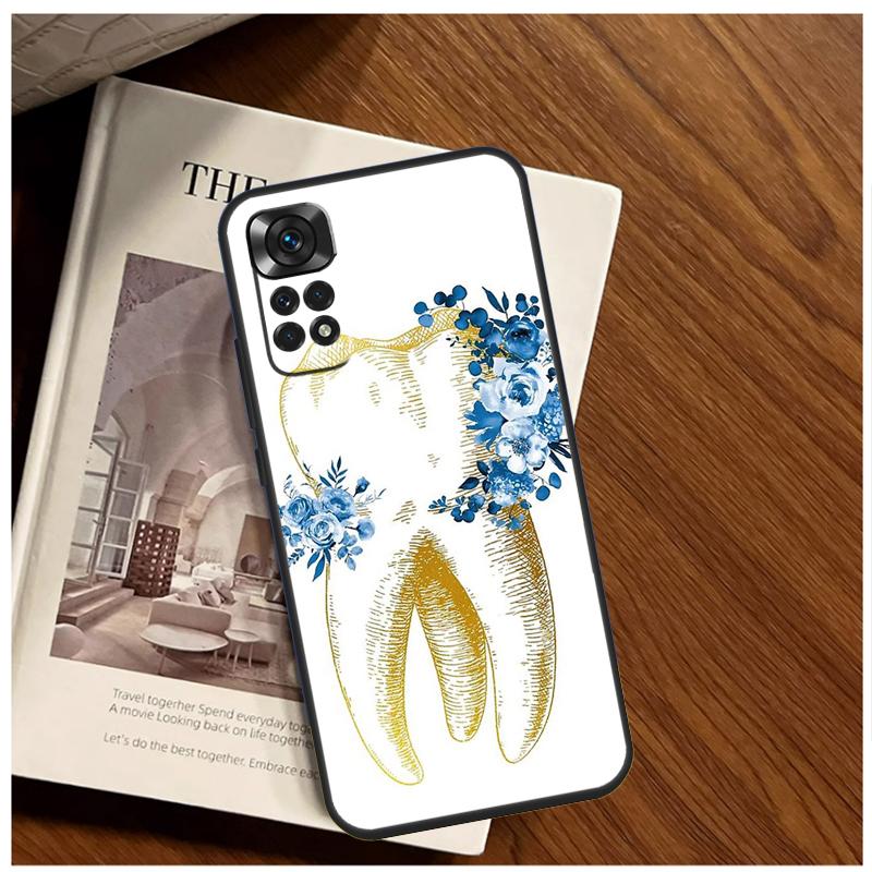 Human Tooth Anatomy Case For Xiaomi Redmi Note 13 11 10 9 8 12 Pro Plus 12S 11S 10S 9S 10A 9C 10C 12C 13C Funda