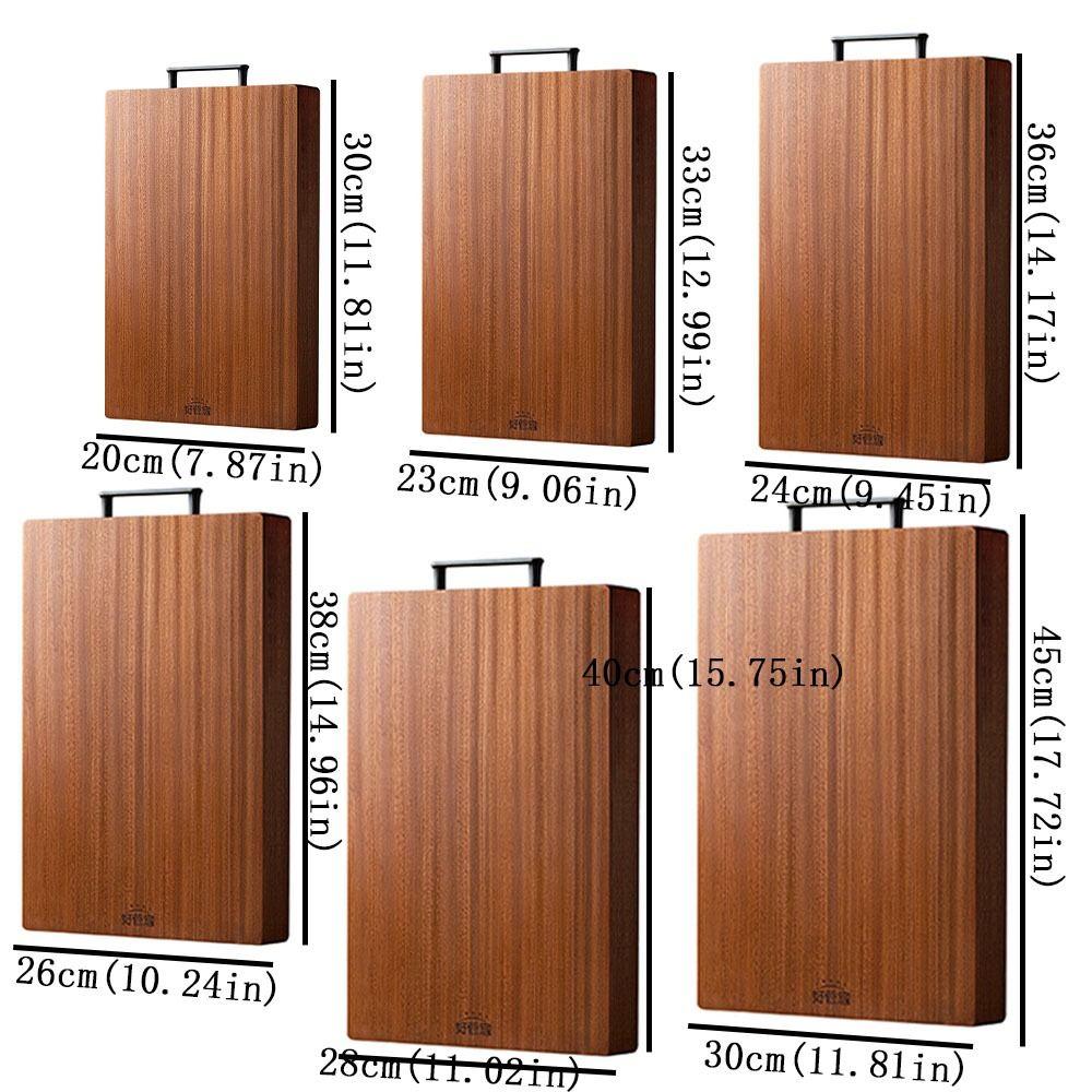 No Paint Antibacterial Cutting Board Double-sided Chopping Board Wood Cutting Board  Mold Resistant