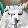 Black Stem Crystal Glass Red Wine Glass Champagne Glass Home Use Gradient Personalized Transparent Wine Goblet