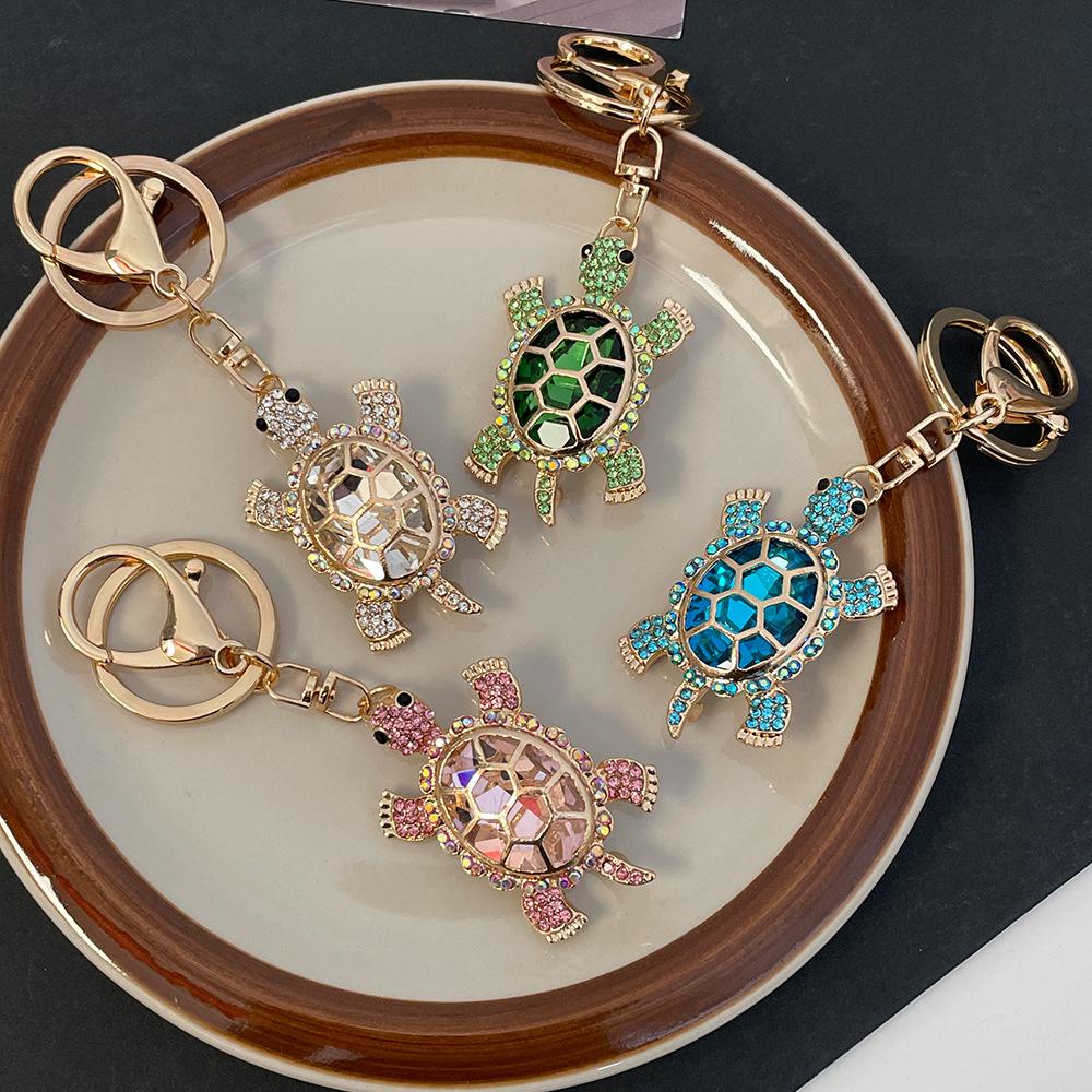 Cute Turtle Car Keychain Creative Gift Fashion Key Ring