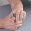 Gothic Spiders Open Rings Punk Style Statement Rings Adjustable Finger Rings Party Jewelry Halloween Accessory for Men