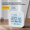 Bluetooth Digital Hygrometer Thermometer with Color Screen Large Display Indoor Temperature Humidity Monitor & Magnetic Back