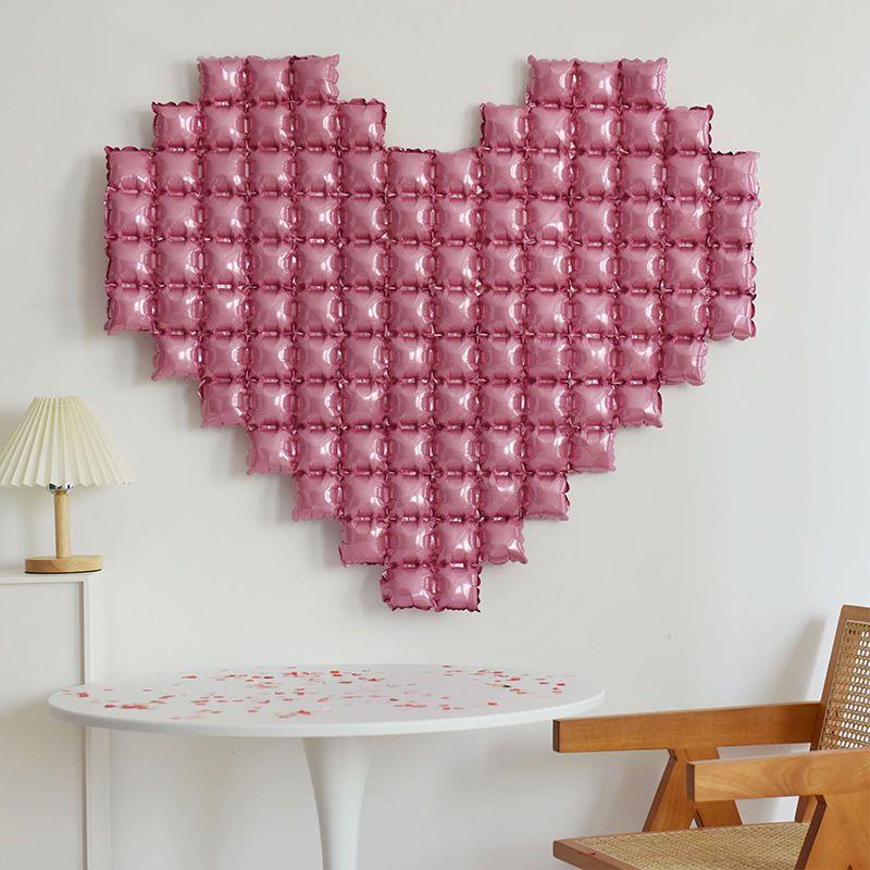 Valentine's Day Love Background Wall Decoration Aluminum Film Balloon Love Balloon Bear Balloon