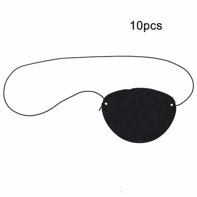 10 PZ/Borsa Patch Occhio Pirata di Halloween Costumi Maschera Copri Occhi Teschio Forniture per Feste Pirata