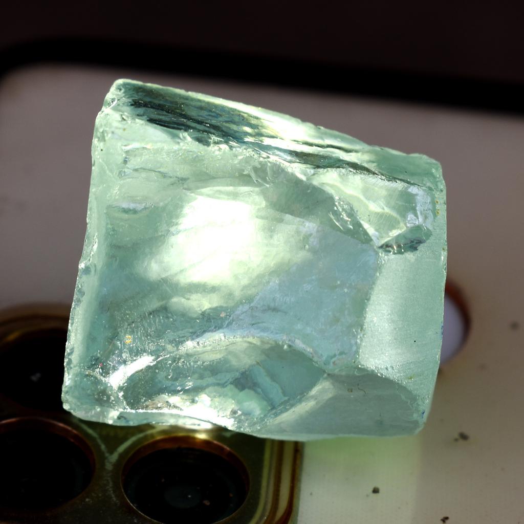 CERTIFIED Natural 89 Ct Aquamarine Blue Uncut Rough Loose Gemstone